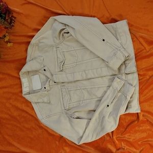 H&M off white jean jacket....size Small
